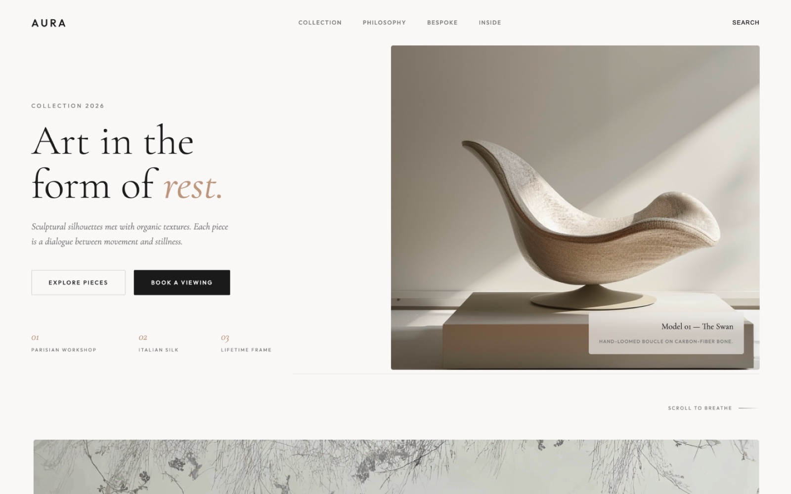 Labs22 Portfolio - Aura Minimalist Brand Identity